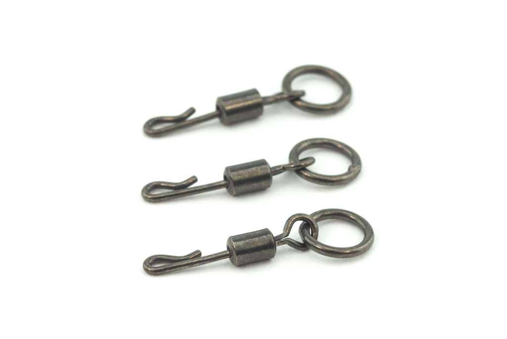 1000 Size 8 Teflon Swivels Rolling Barrel Carp Fishing Terminal Tackle Carp Rigs